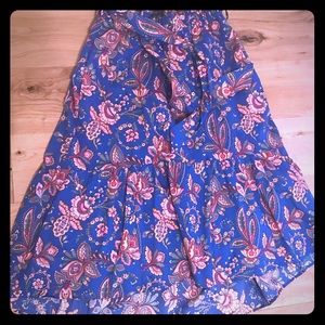 Jcrew High Low midi skirt